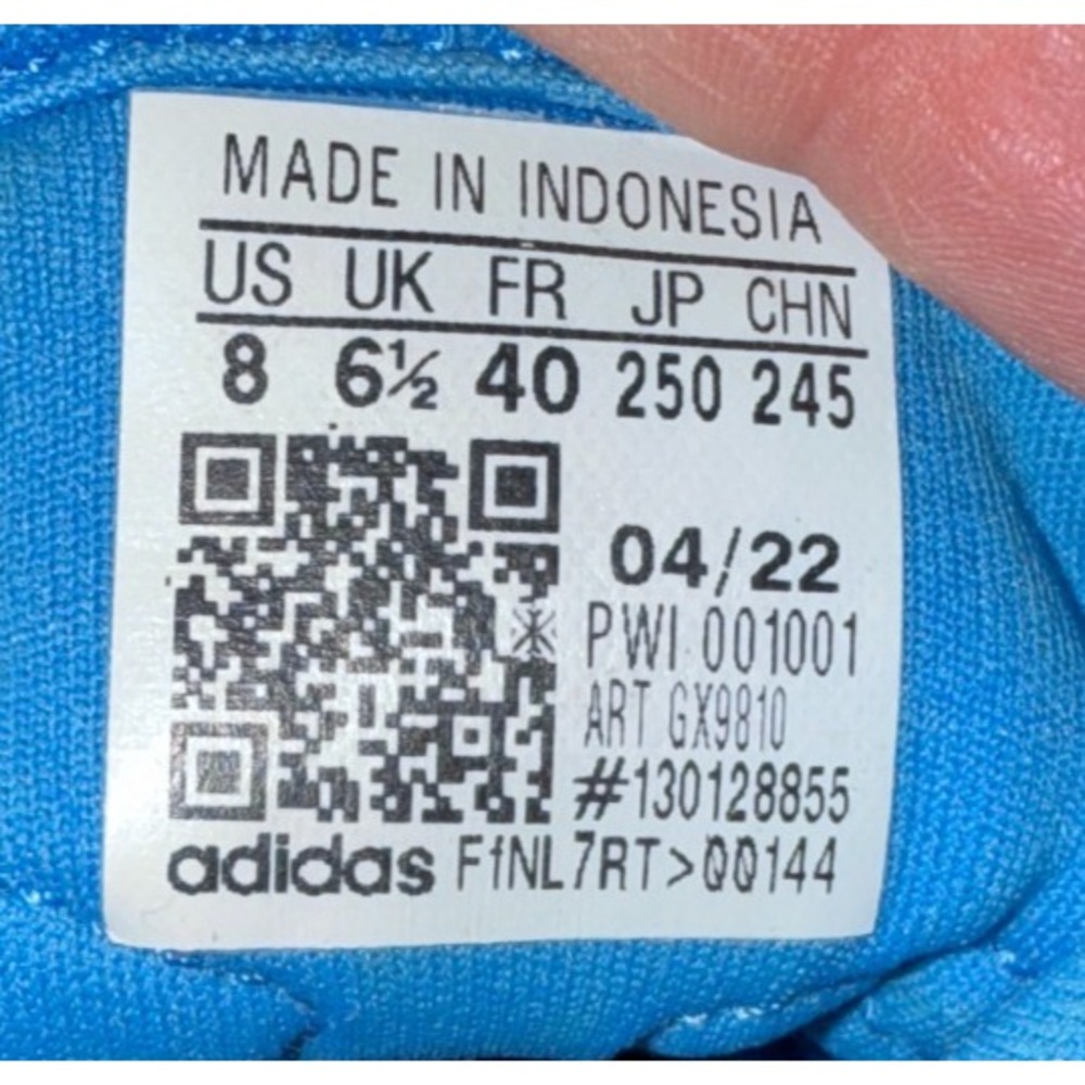 Adidas EQ21 Run GX9810‎ Women's Sneakers 8 Blue Pulse Aluminium Running Shoes - Picture 6 of 9